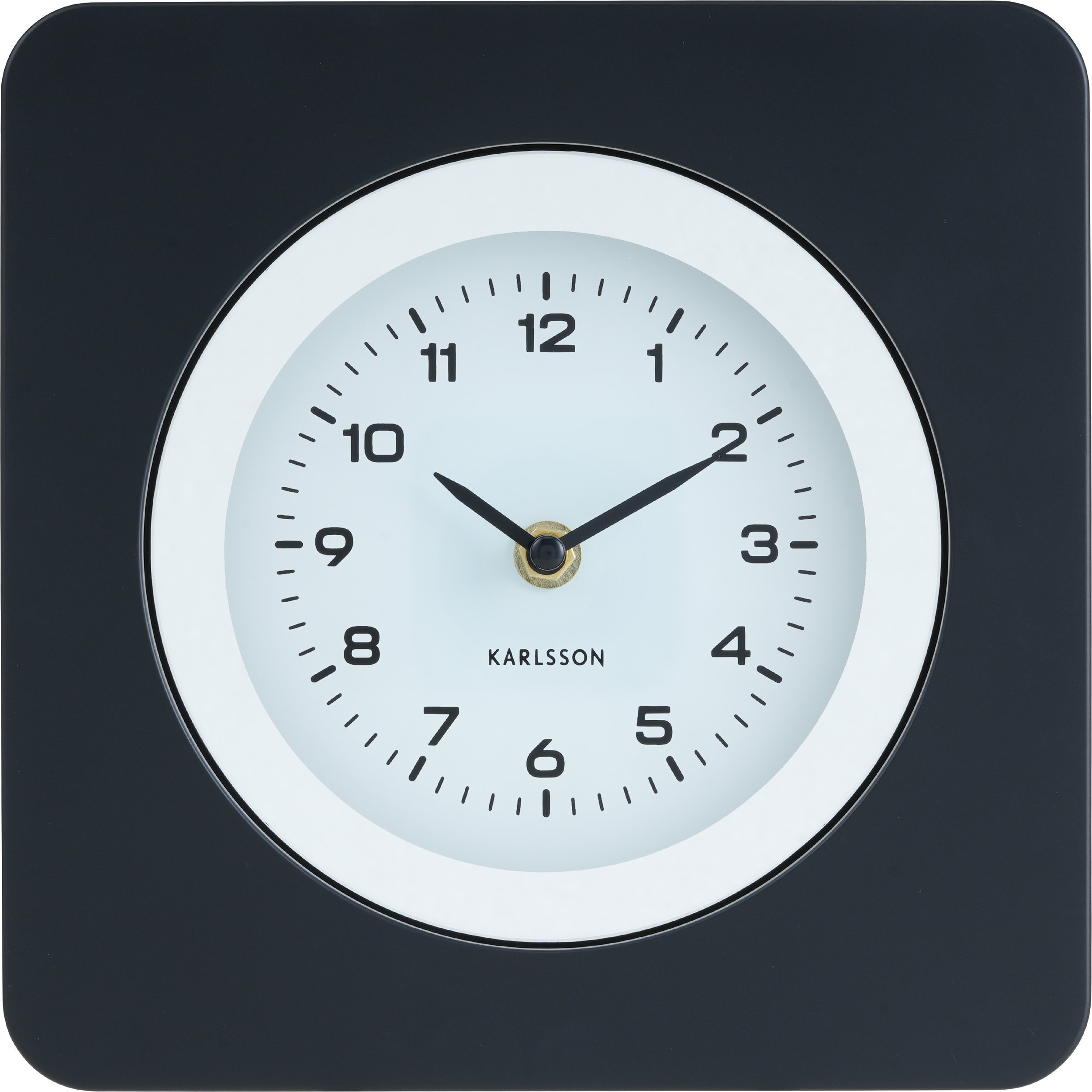 Zegar ścienny New Vintage czarny matowy