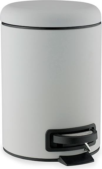 Kosz łazienkowy na śmieci Mono 3 l szary