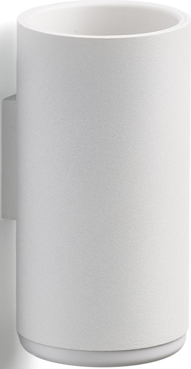 Kubek na szczoteczki do zębów Rim biały ścienny