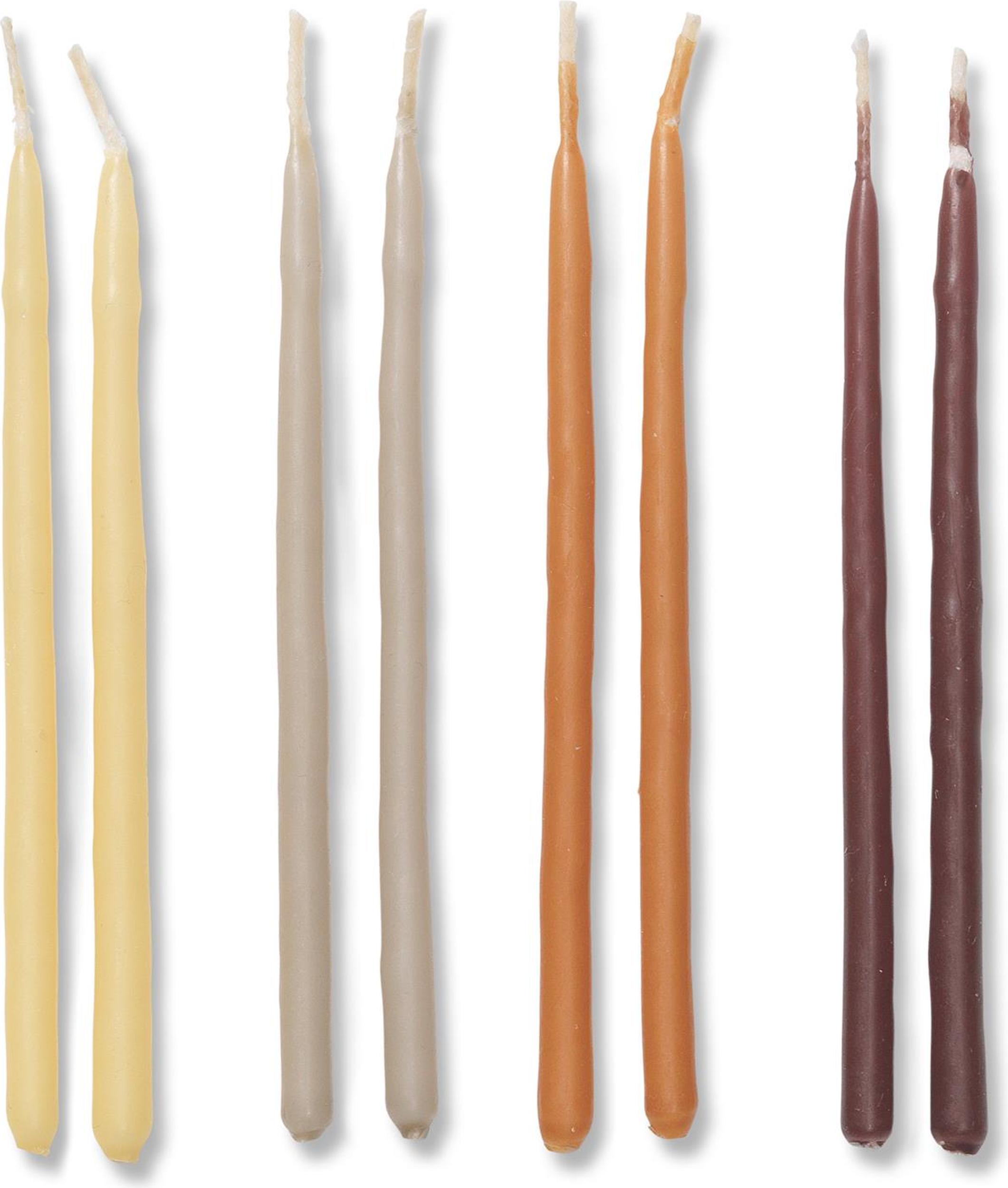 Świeczki na tort Ferm Living nude 24 szt.