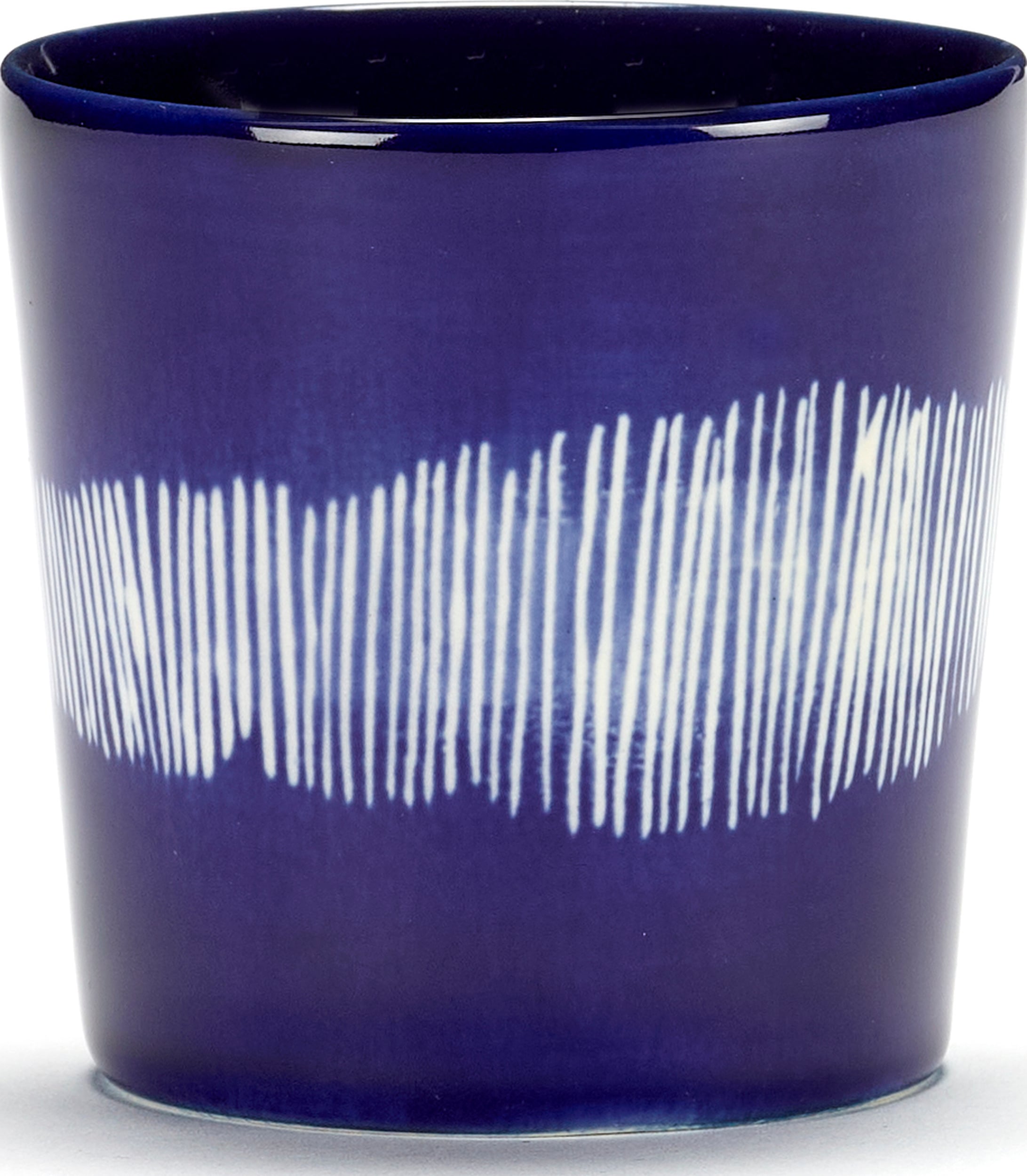 Kubki do kawy Feast 250 ml niebiesko-białe 4 szt.