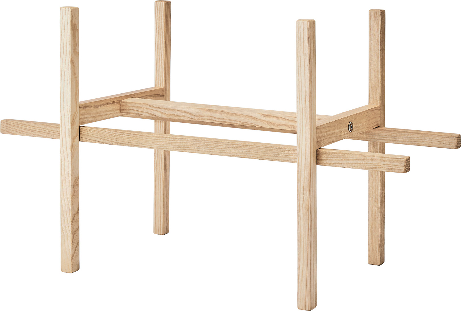 Stojak StandWIDE jesion naturalny do doniczki samonawadniającej GrowWIDE