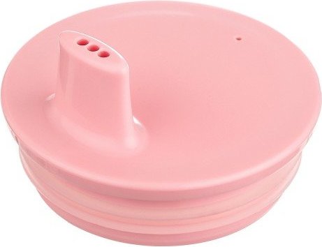 Pokrywka z dzióbkiem do picia do kubka z melaminy AJ Kids różowa