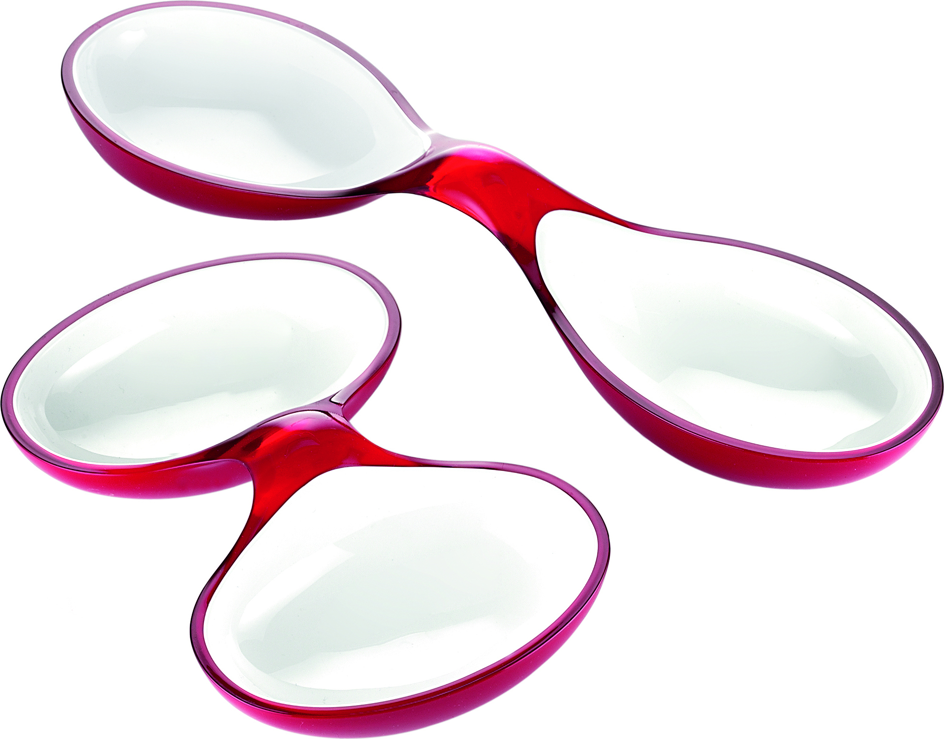 Miseczki na przystawki Grace 2 el. czerwone