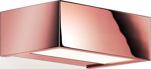 Lampa ścienna Box LED 15 cm różowe złoto