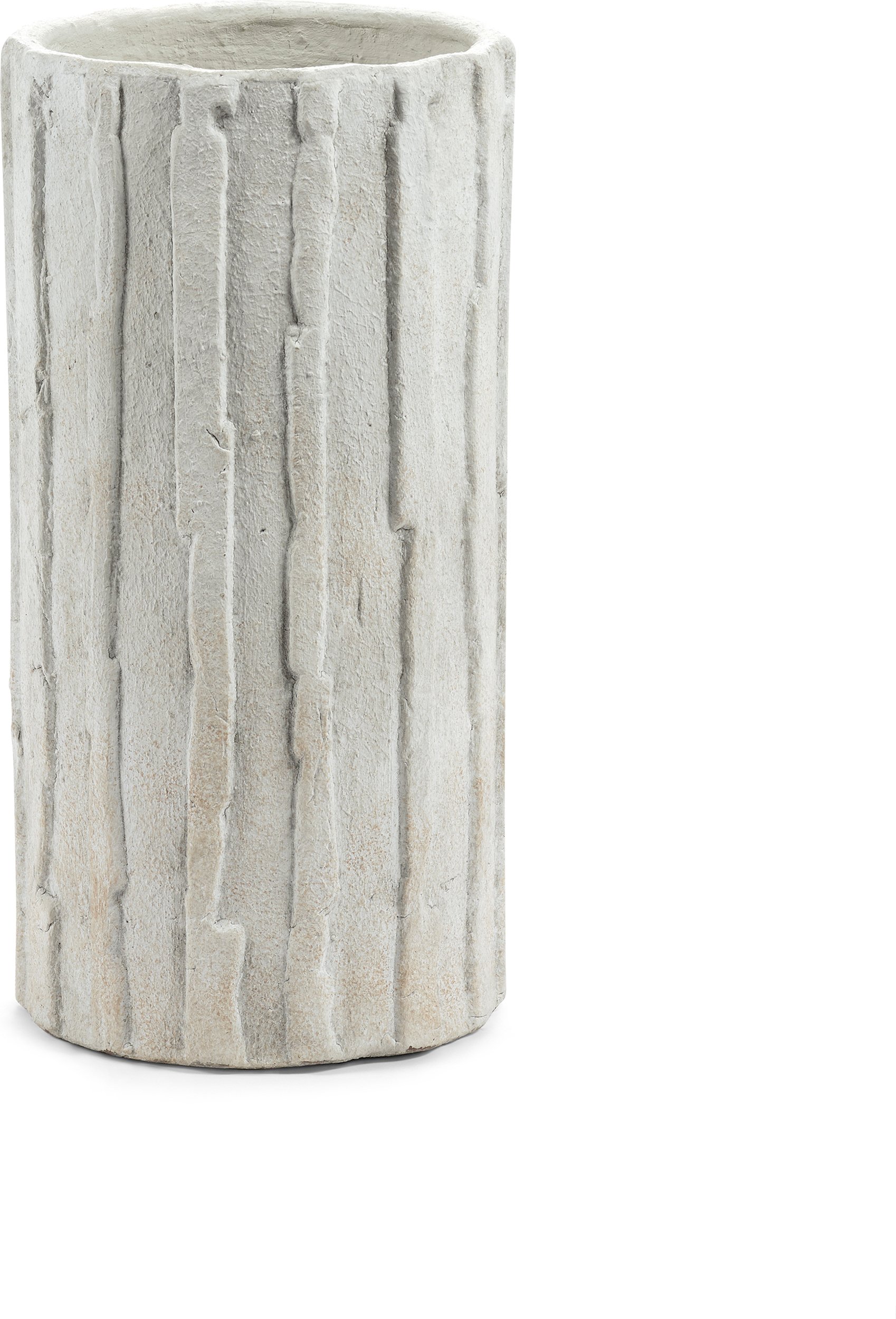 Doniczka Rift 40 cm złamana biel