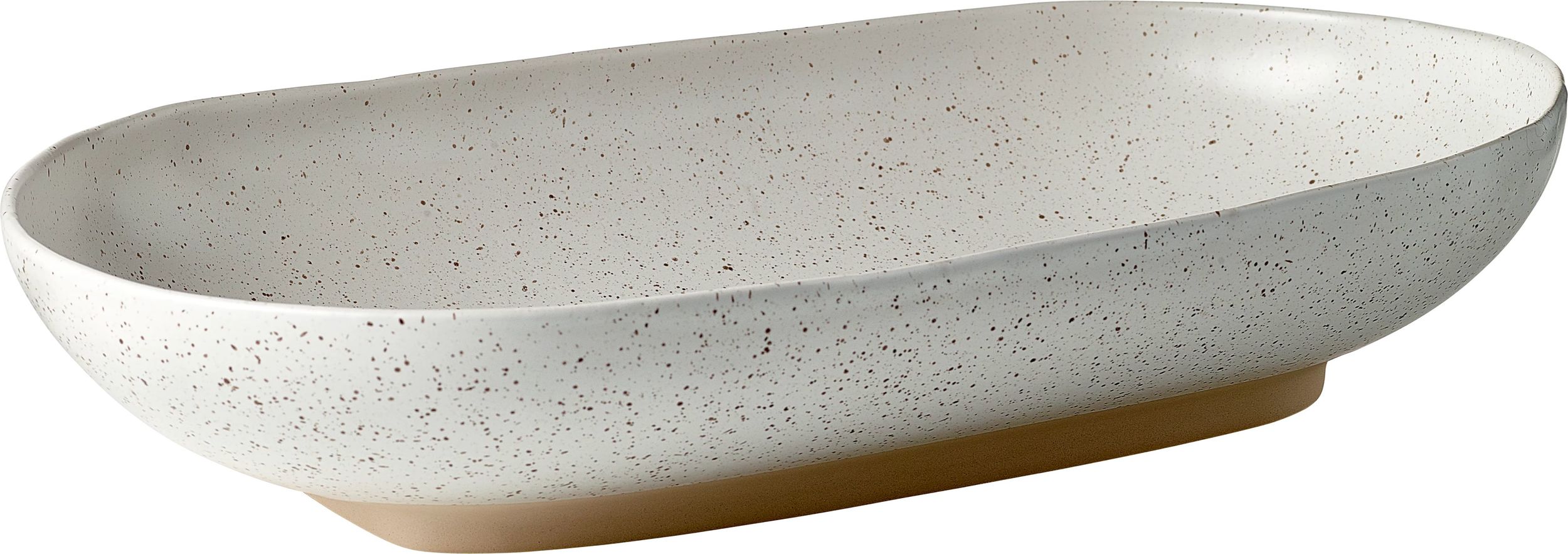 Półmisek Forma 24 x 40 cm biało-piaskowy