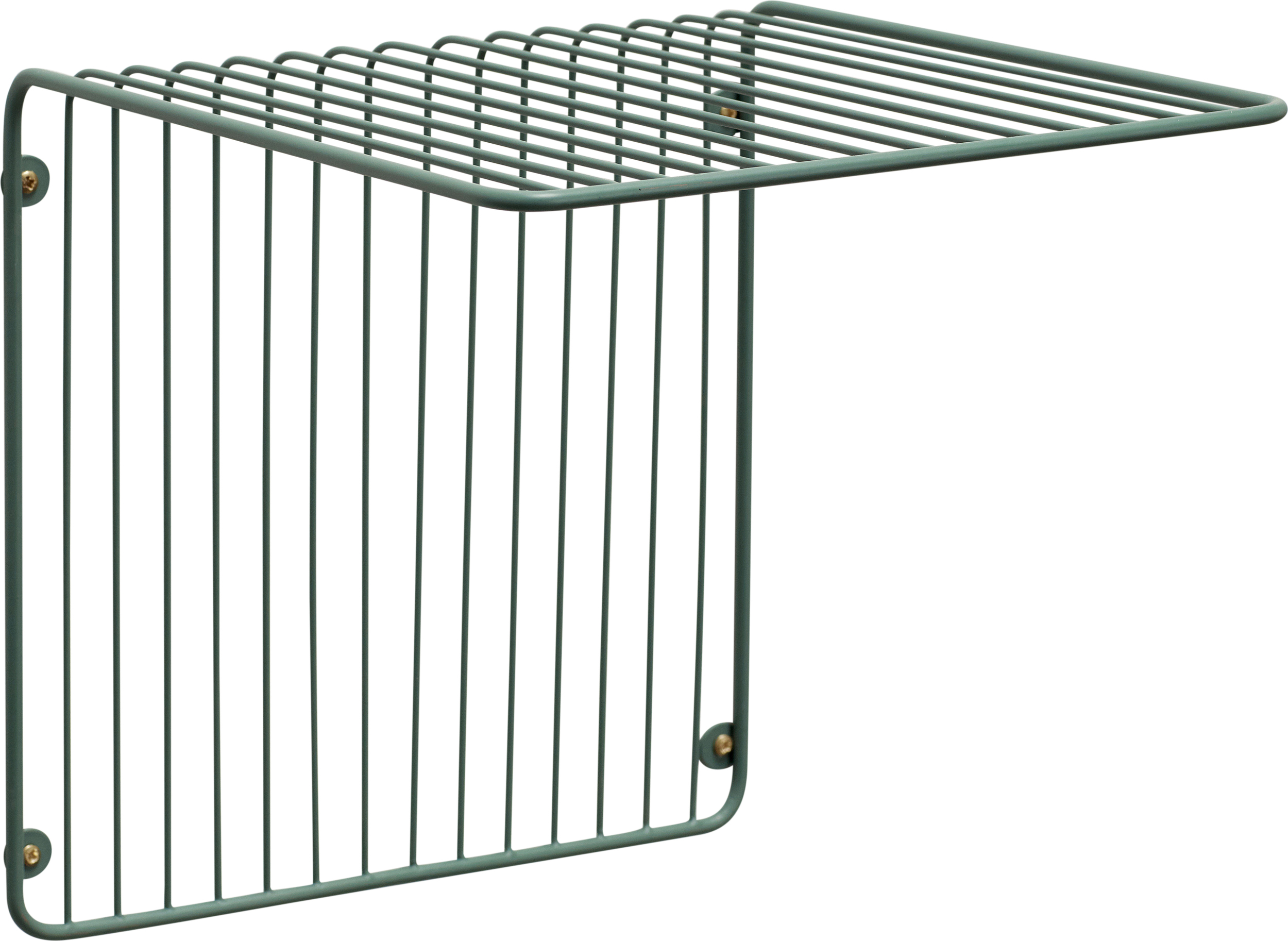 Półka Hübsch zielona z prętów