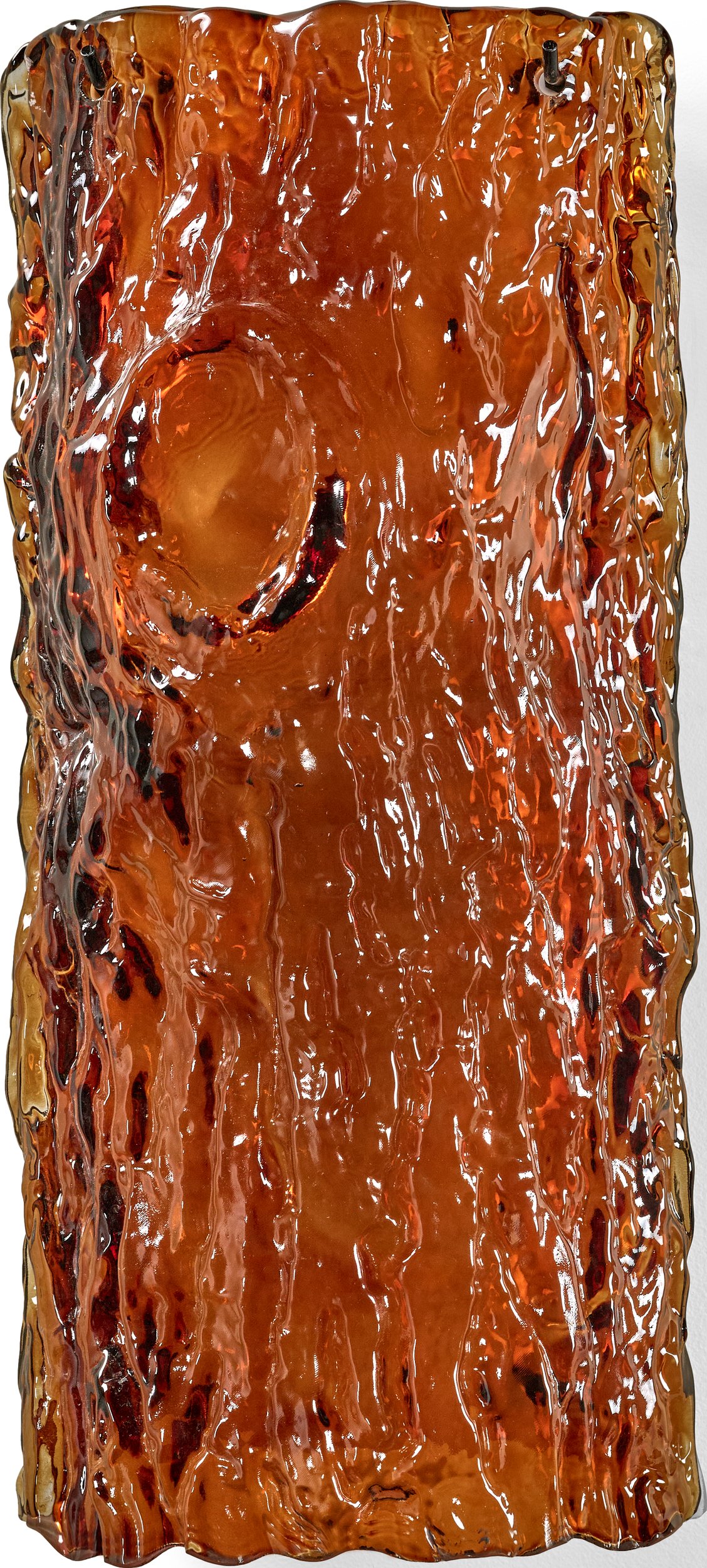 Kinkiet Oak 30,5 cm bursztynowy