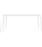 Stół Steelwood prostokątny rama biała blat biały