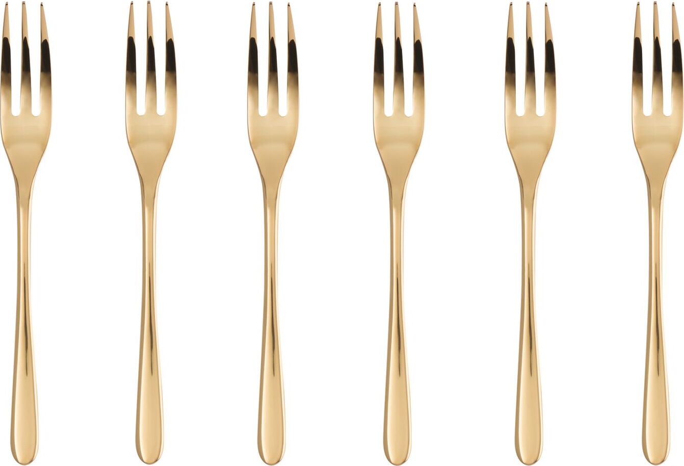 Widelczyki do ciasta Taste złote 6 szt.