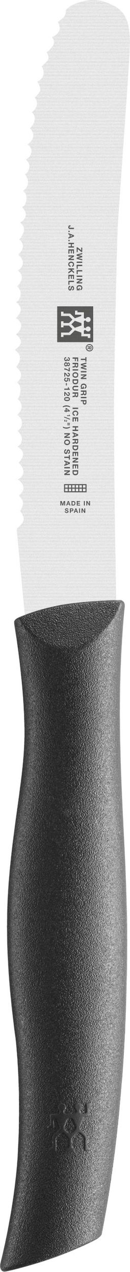 Nóż uniwersalny Twin Grip 12 cm czarny