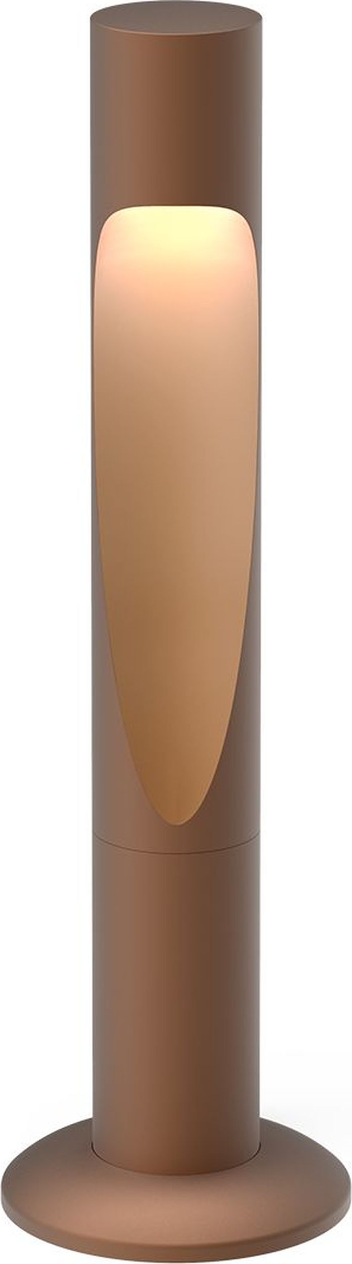 Lampa ogrodowa Flindt LED 4000K 34,5 cm brązowa z mocowaniem kotwicą bez adaptera