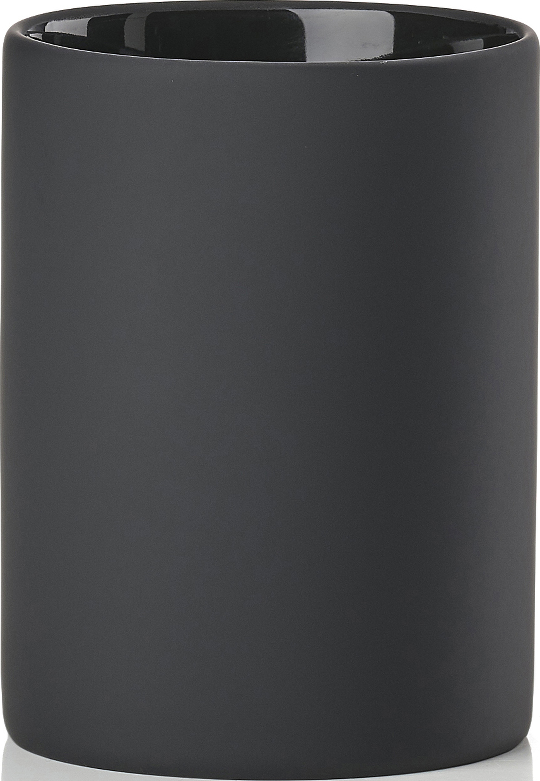 Kubek na szczoteczki do zębów Karma czarny