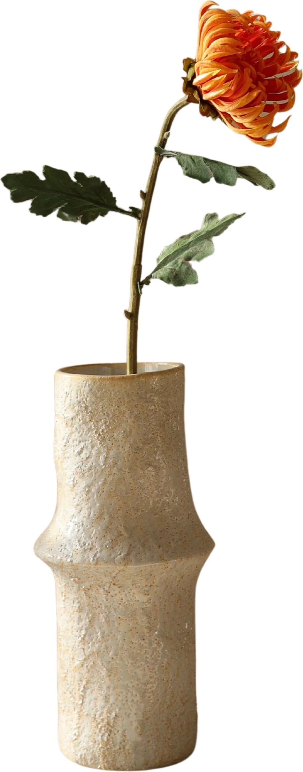 Kwiat sztuczny Botane dalia 58 cm pomarańczowa