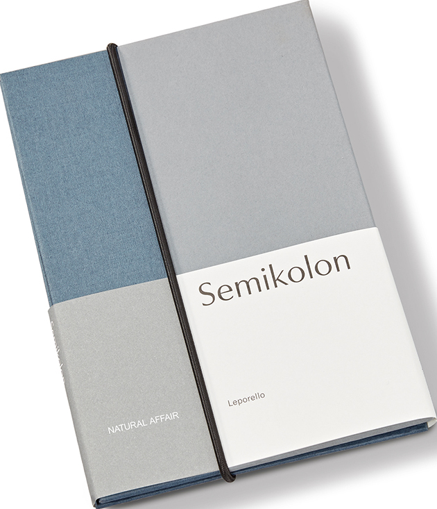 Album na zdjęcia Leporello Natural Affair niebiesko-szary