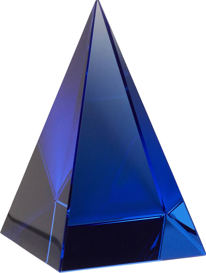 Przycisk do papieru Hübsch stożek niebieski