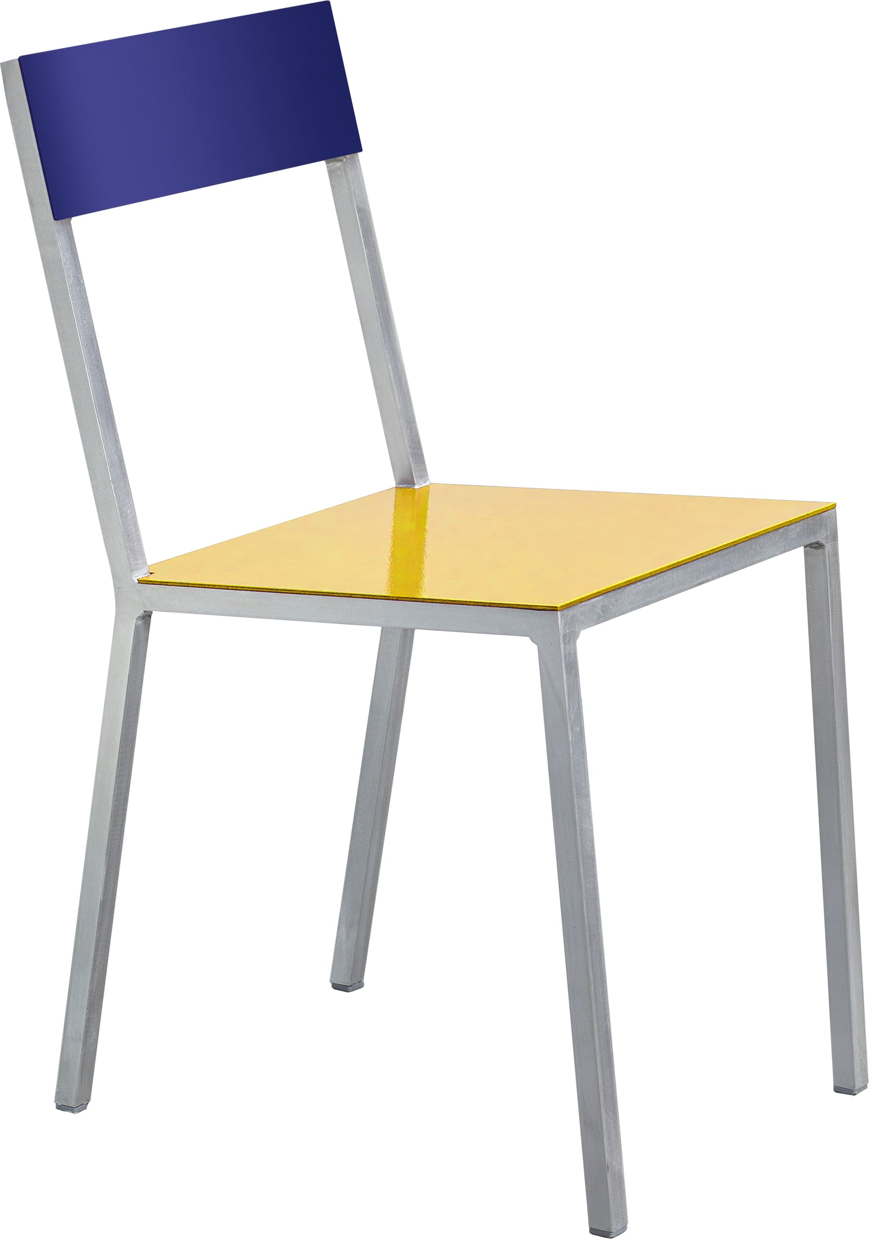 Krzesło Alu niebiesko-żółte