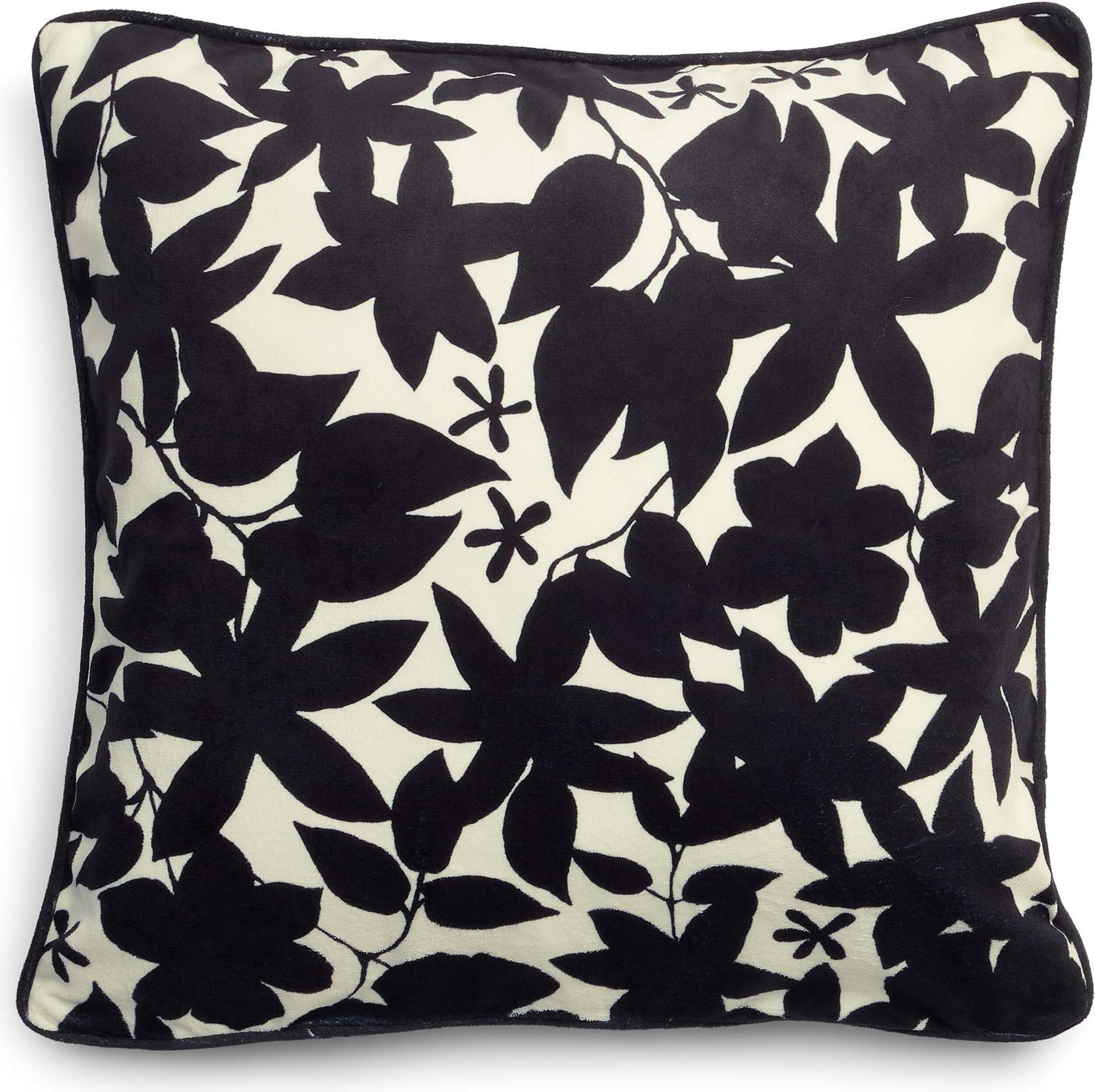 Poduszka dekoracyjna Imara 50 x 50 cm czarno-biała