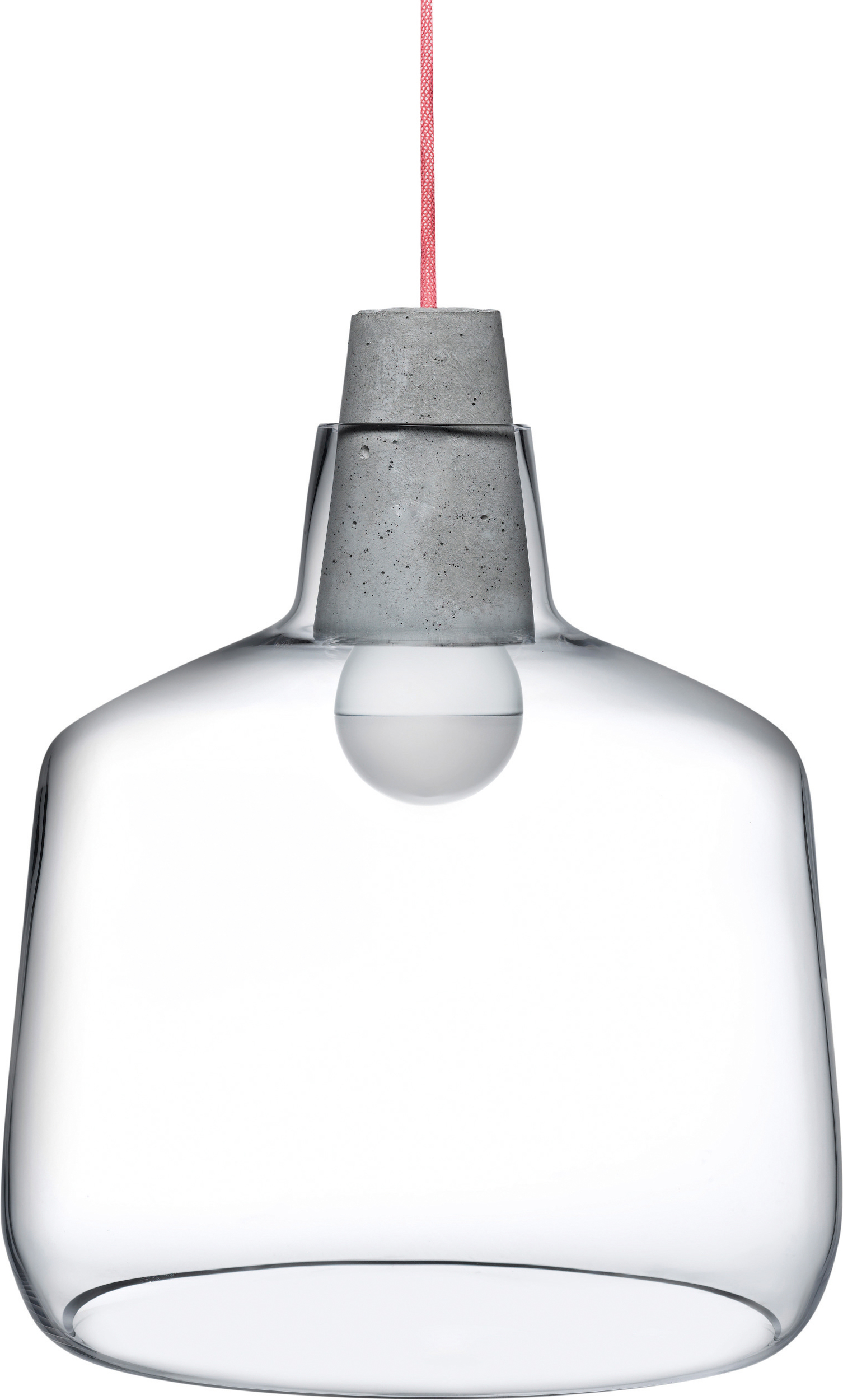 Lampa wisząca Mono M transparentna