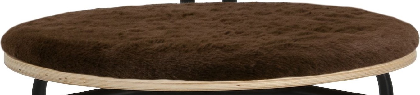 Poduszka na krzesło Curious Teddy brązowa