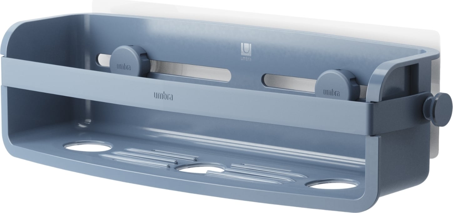 Półka prysznicowa Flex Adhesive niebieska