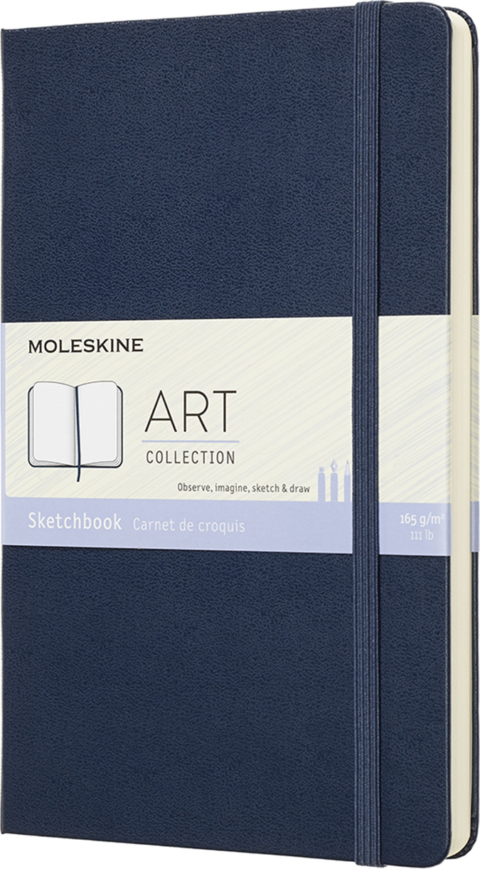 Szkicownik Moleskine L 104 strony 165 g/m² twarda oprawa
