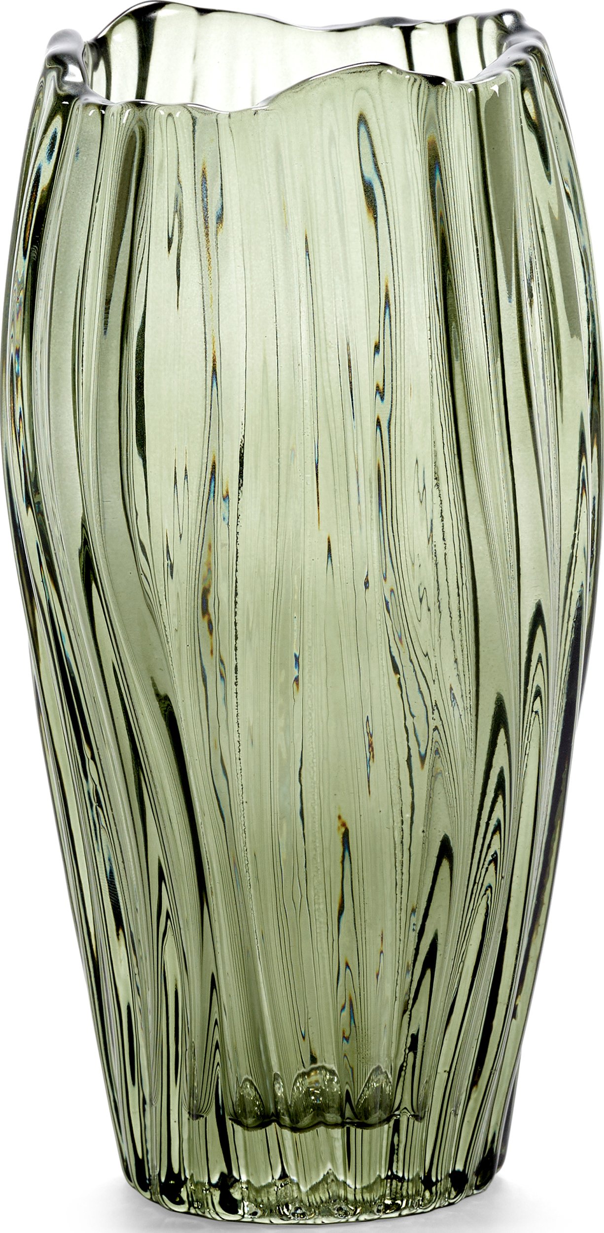 Wazon Serax wąski 20 cm zielony