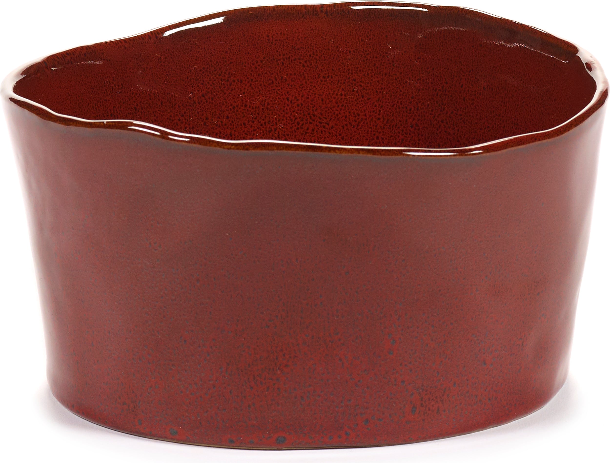 Miska La Mère Straight wysoka 18 cm czerwona