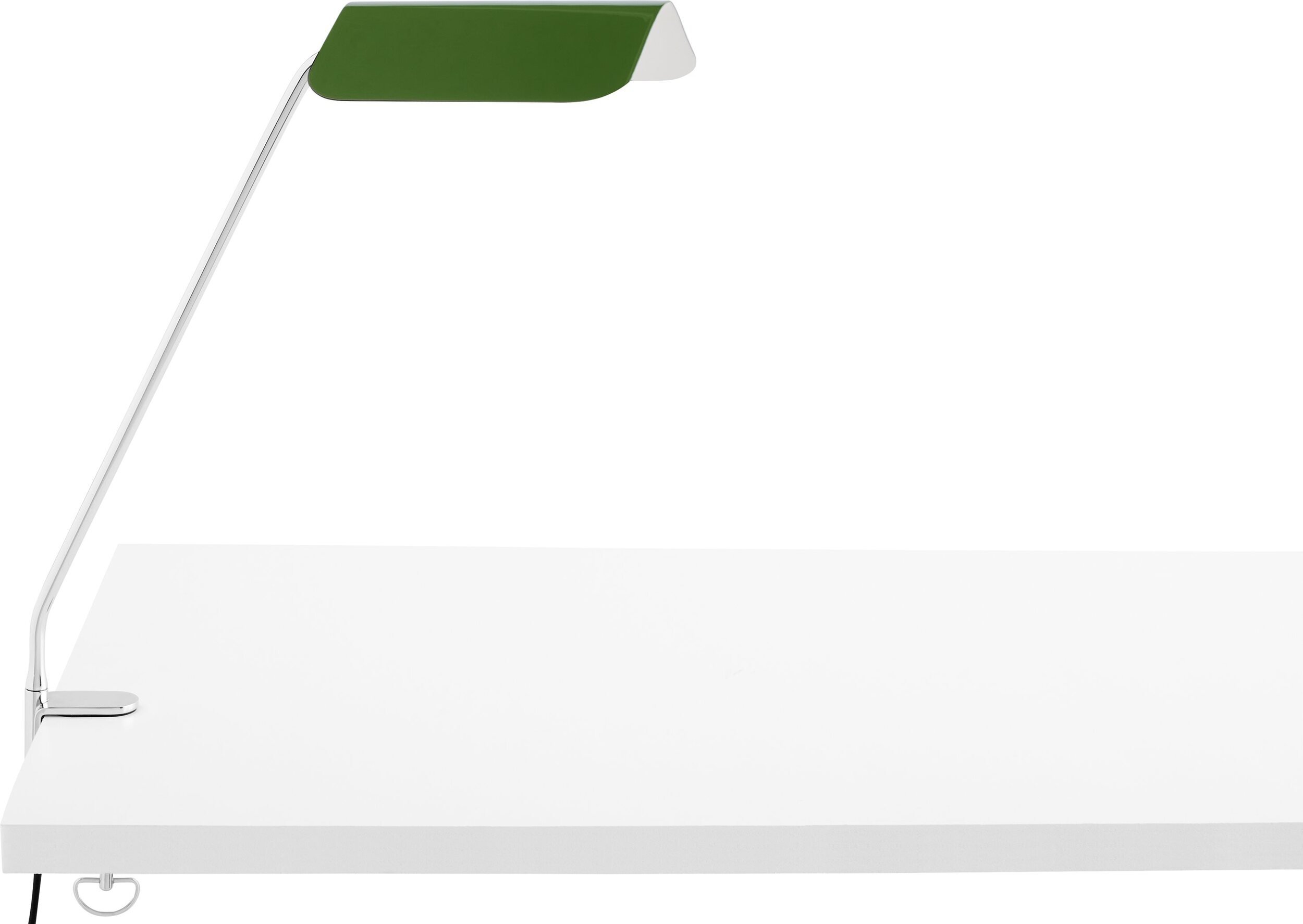 Lampa biurkowa Apex zielona z klipsem