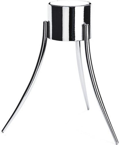 Świecznik Born in Sweden stal polerowana