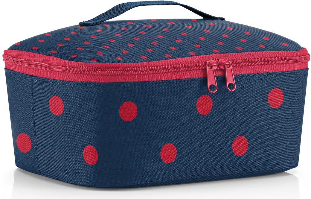 Torba chłodząca Coolerbag Pocket Mixed w kropki M granatowa