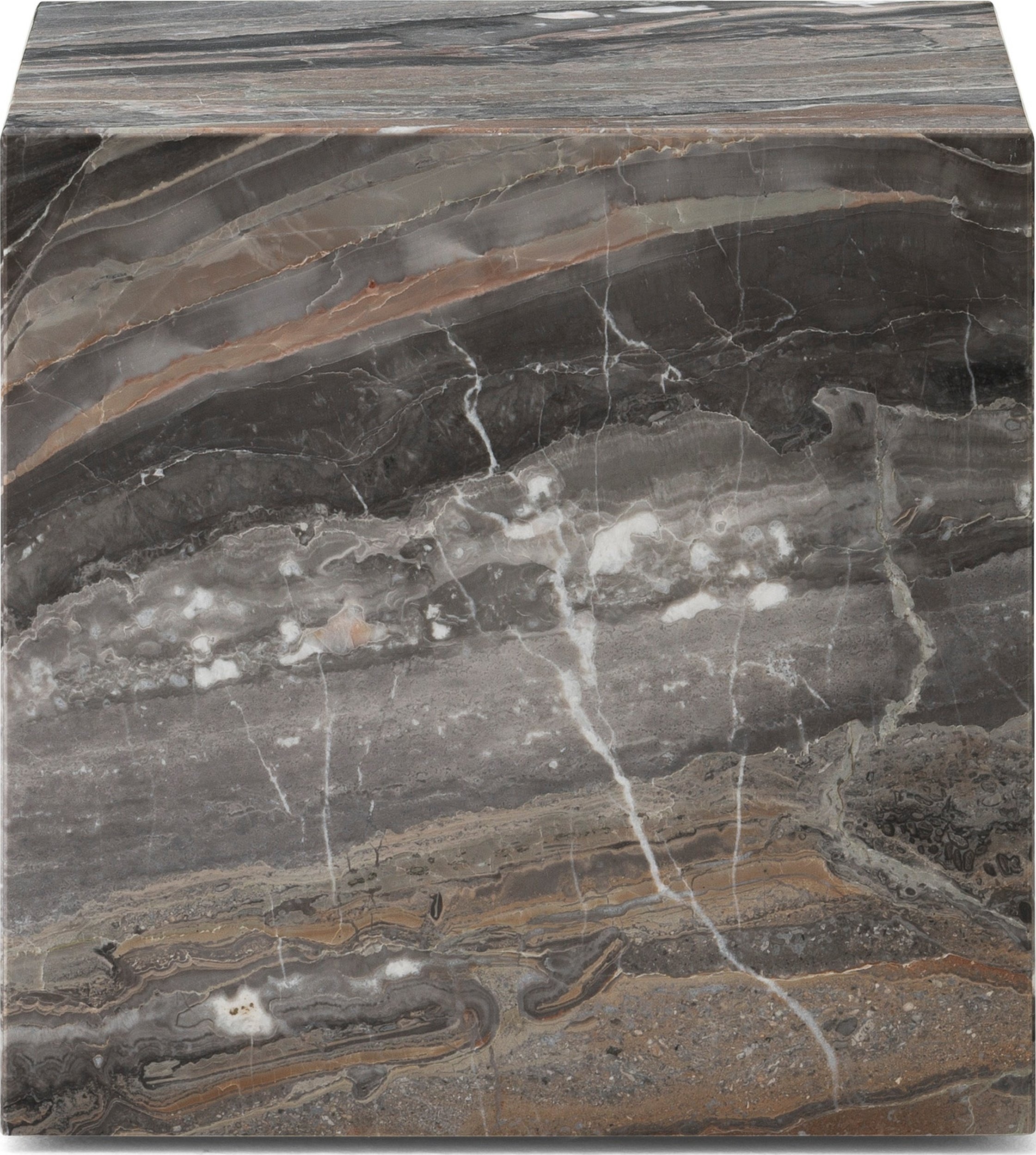 Stolik boczny Plinth Grey Galaxy 40 x 40 cm