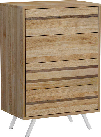 Komoda glomma kremowe nogi