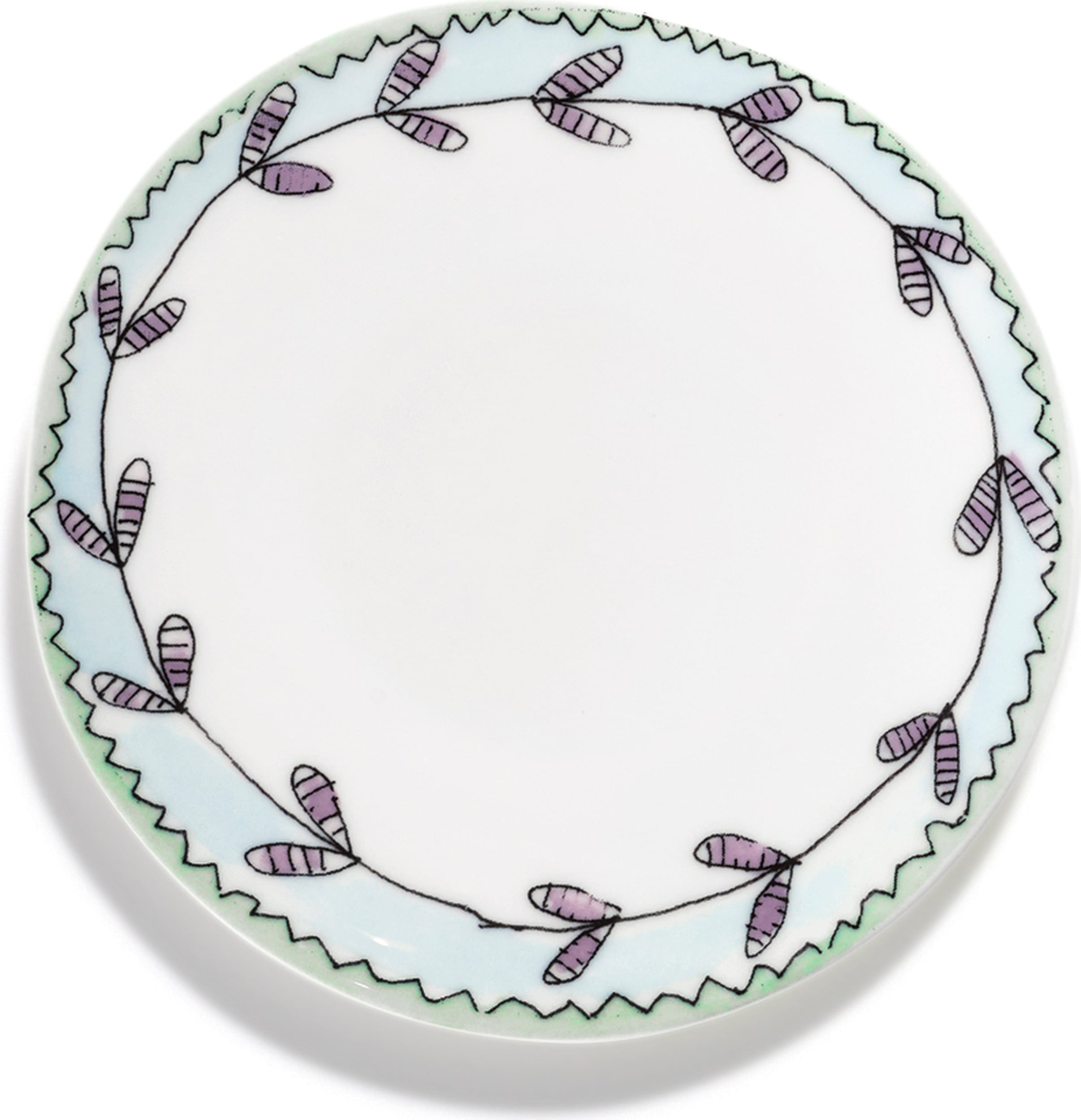 Talerz do chleba Midnight Flowers Blossom Milk 11,5 cm