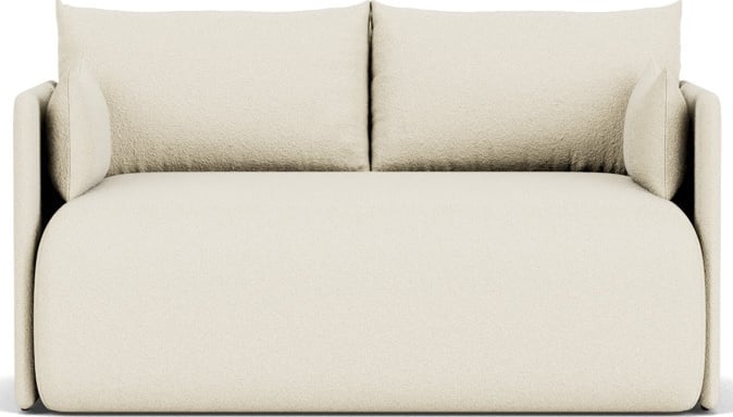 Sofa dwuosobowa Offset biała rozkładana