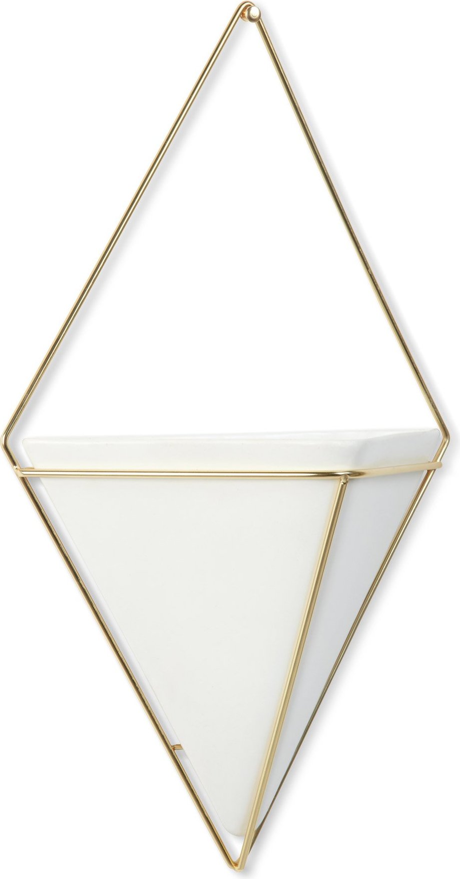 Doniczka ścienna Trigg L biała