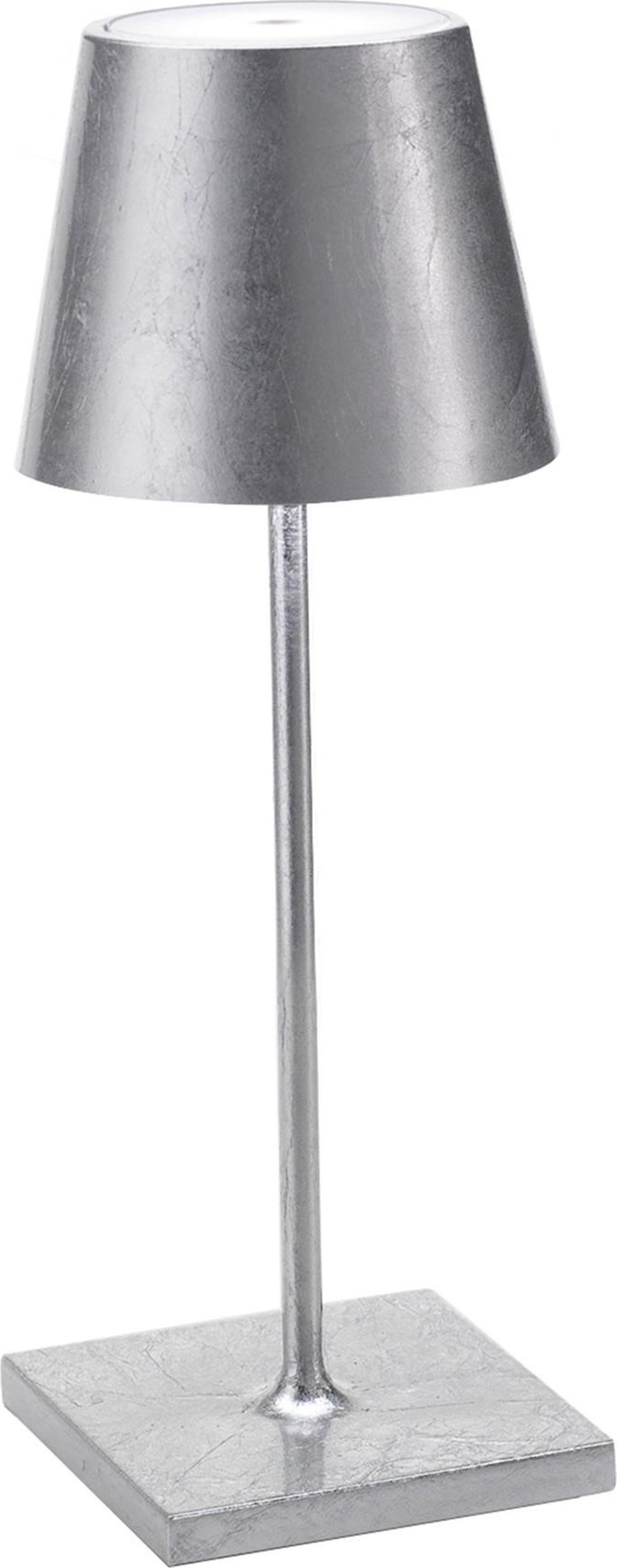 Lampa stołowa Poldina Mini 30 cm srebrna