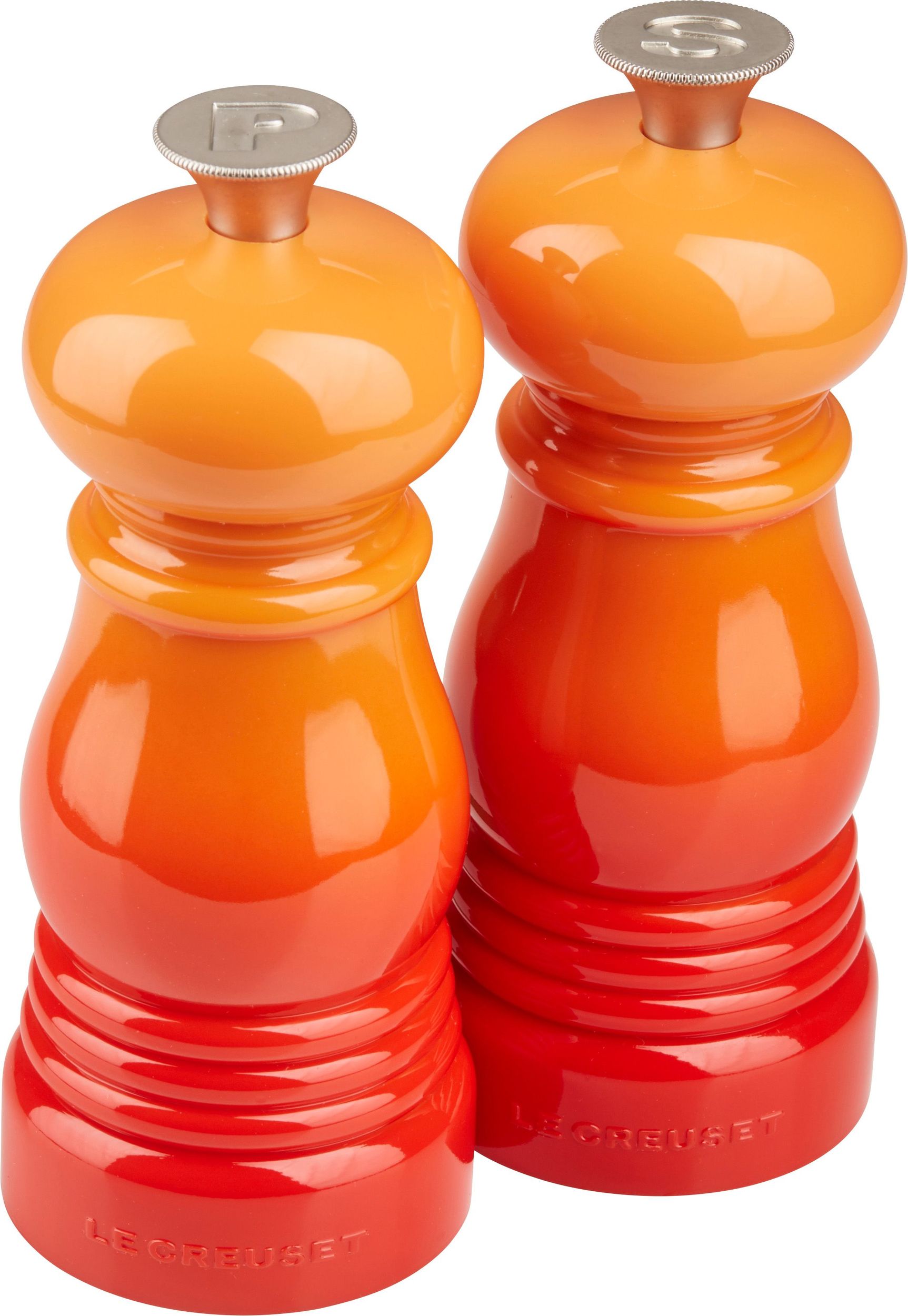 Młynki do soli i pieprzu Le Creuset 11 cm płomienny pomarańcz 2 szt.