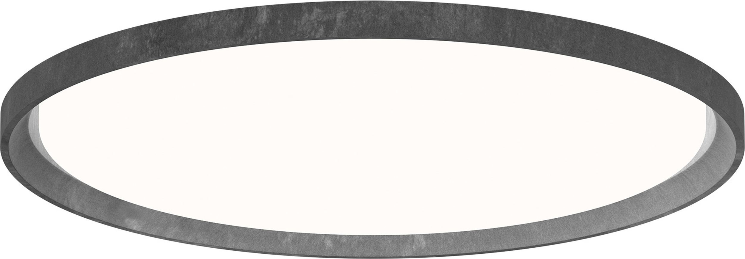 Plafon Slim Round Recessed LED 3000K 25 cm aluminium z dyfuzorem opal sterowanie oświetleniem Dali