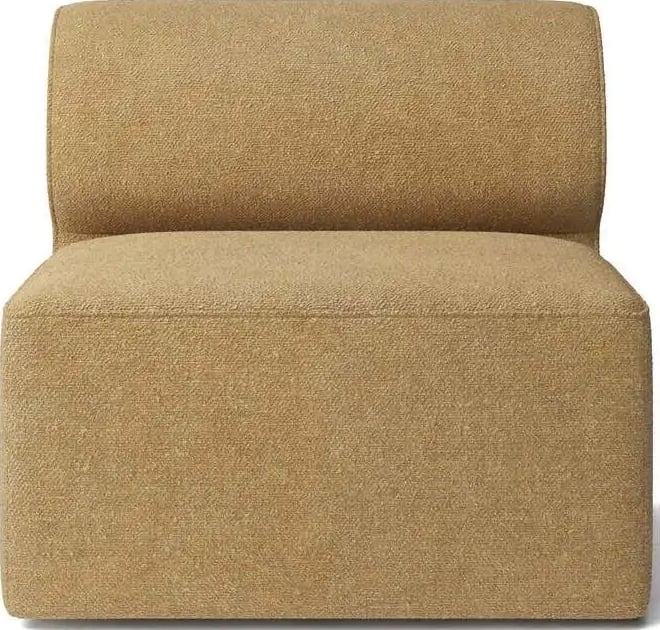 Element środkowy sofy modułowej Eave Bouclé 75 x 96 cm brązowy