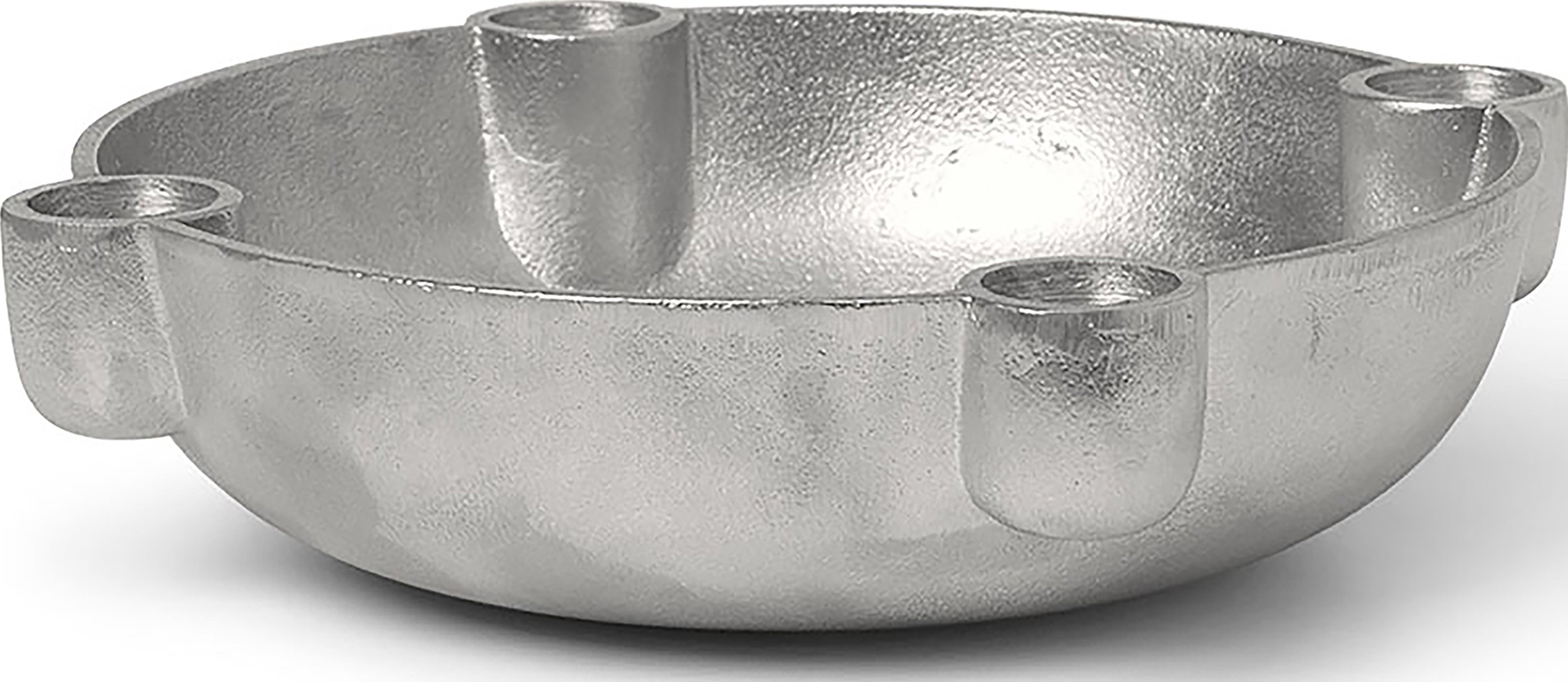 Świecznik patera Ferm Living 20 cm aluminium