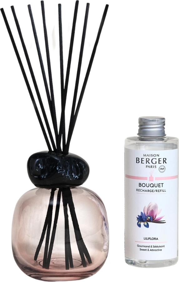 Dyfuzor zapachowy Mineral różowo-czarny z zapachem Liliflora