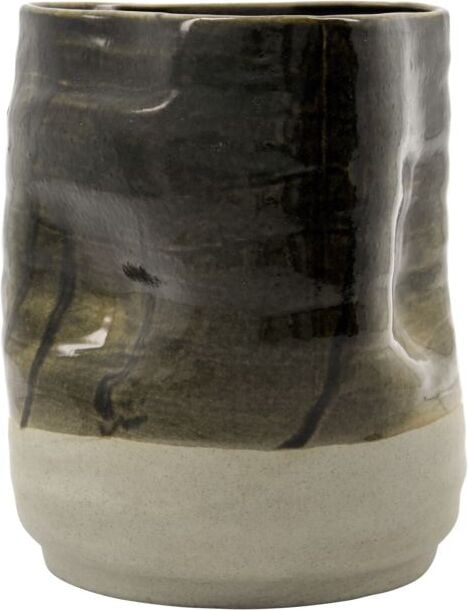 Osłonka na doniczkę Happy czarna