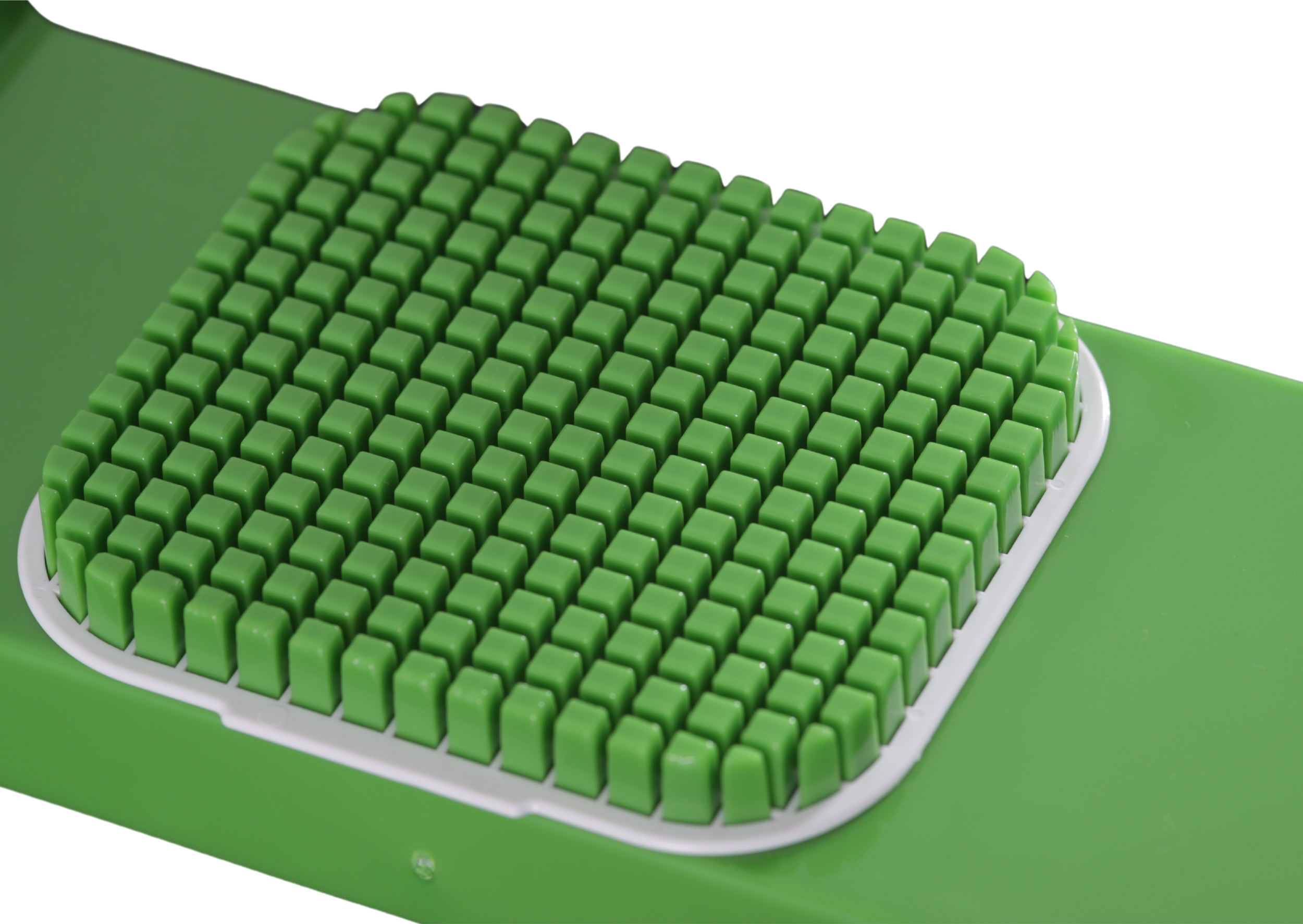 Podstawa do krajacza Alligator Familly zielona z siatką czyszczącą 2 el.