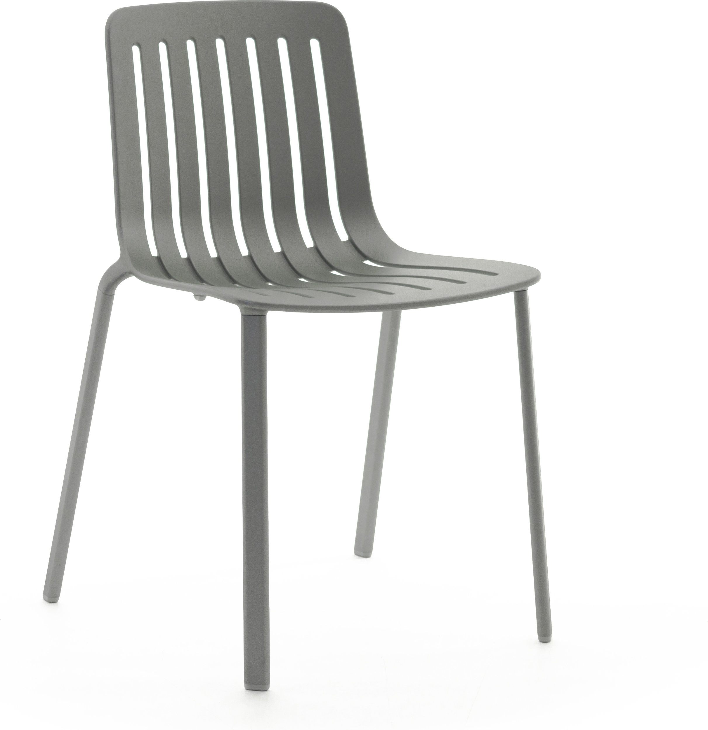 Krzesło Plato szare metalizowane