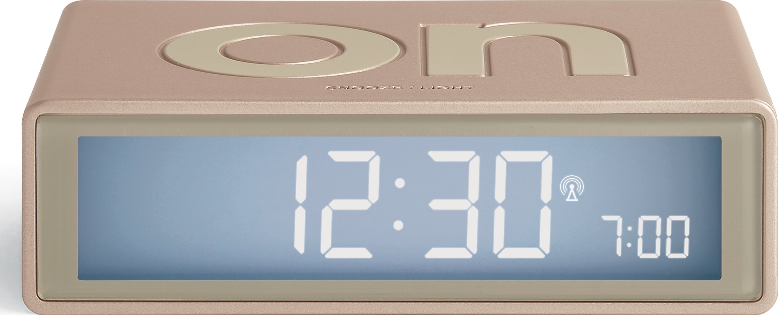 Budzik Flip+ złoty sterowany radiowo