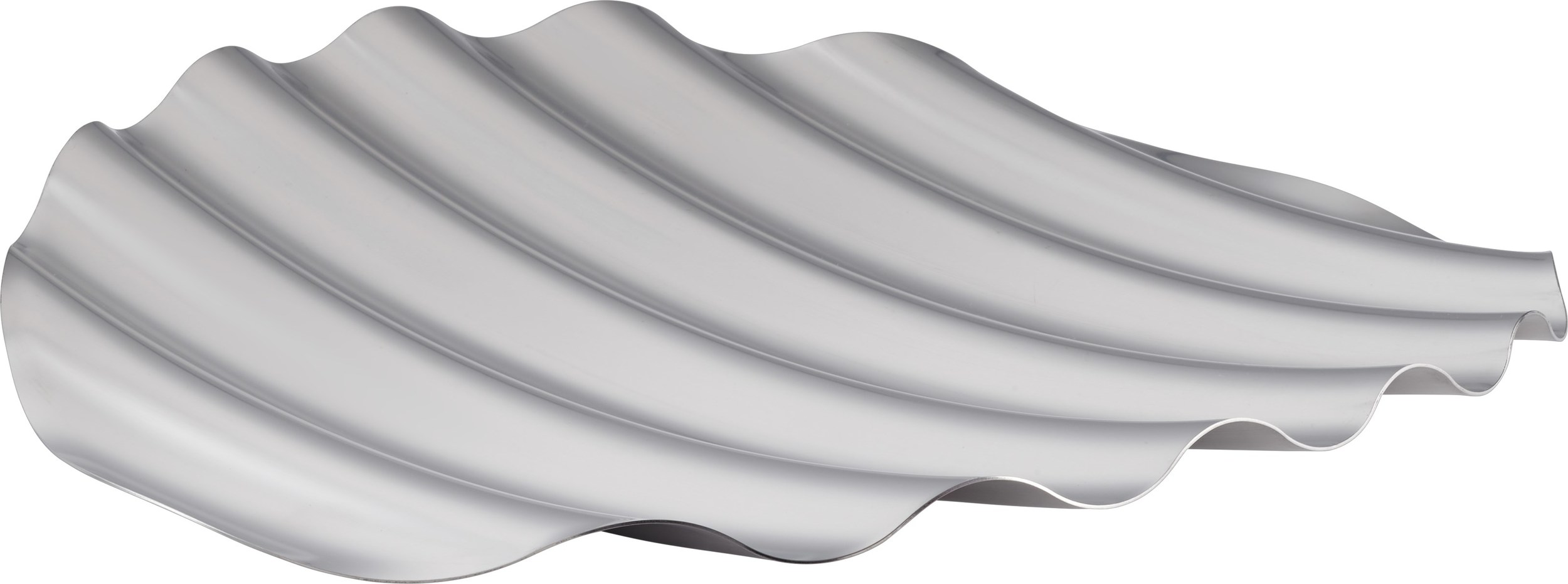 Taca dekoracyjna Wave stalowa