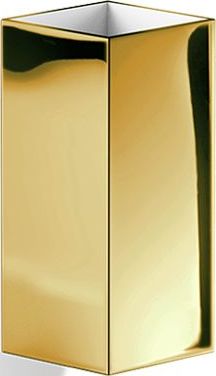 Kubek na szczoteczki do zębów Corner złoty ścienny