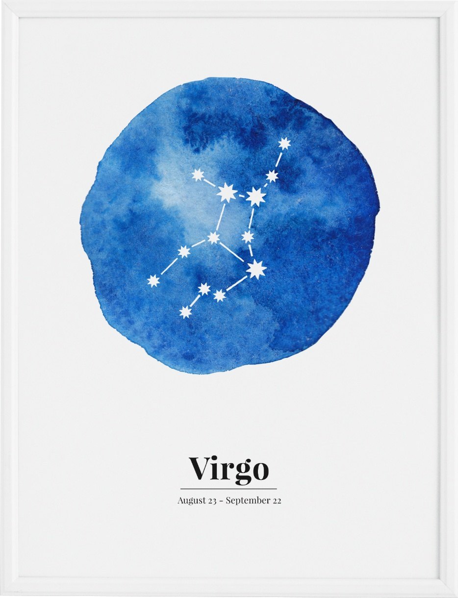 Plakat Virgo 21 x 30 cm